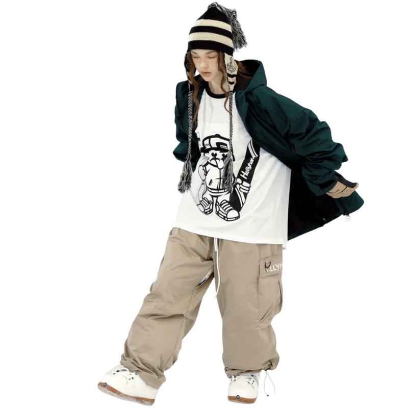 Hellystudio - Super Baggy Snowboard Ski Pants  --Men's