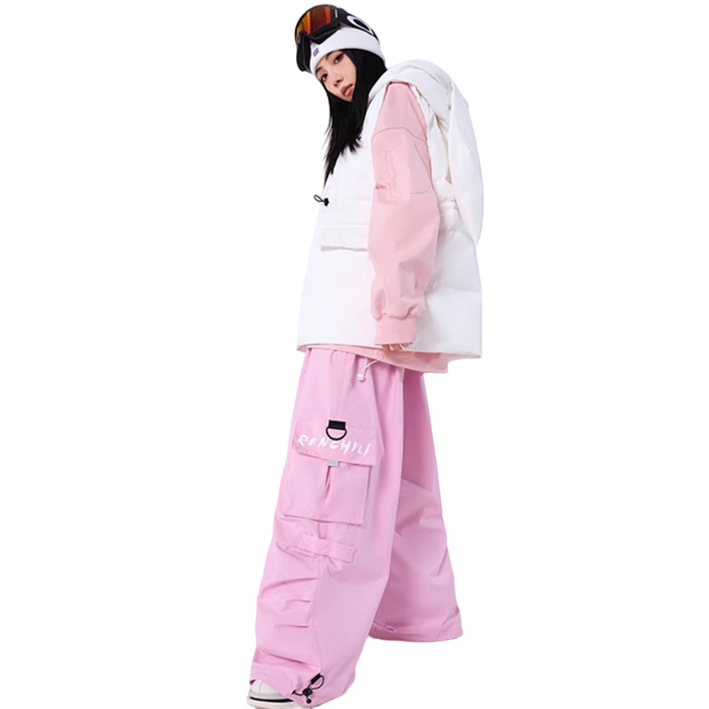 Renchill american baseball Rock Snow Pants -Unisex