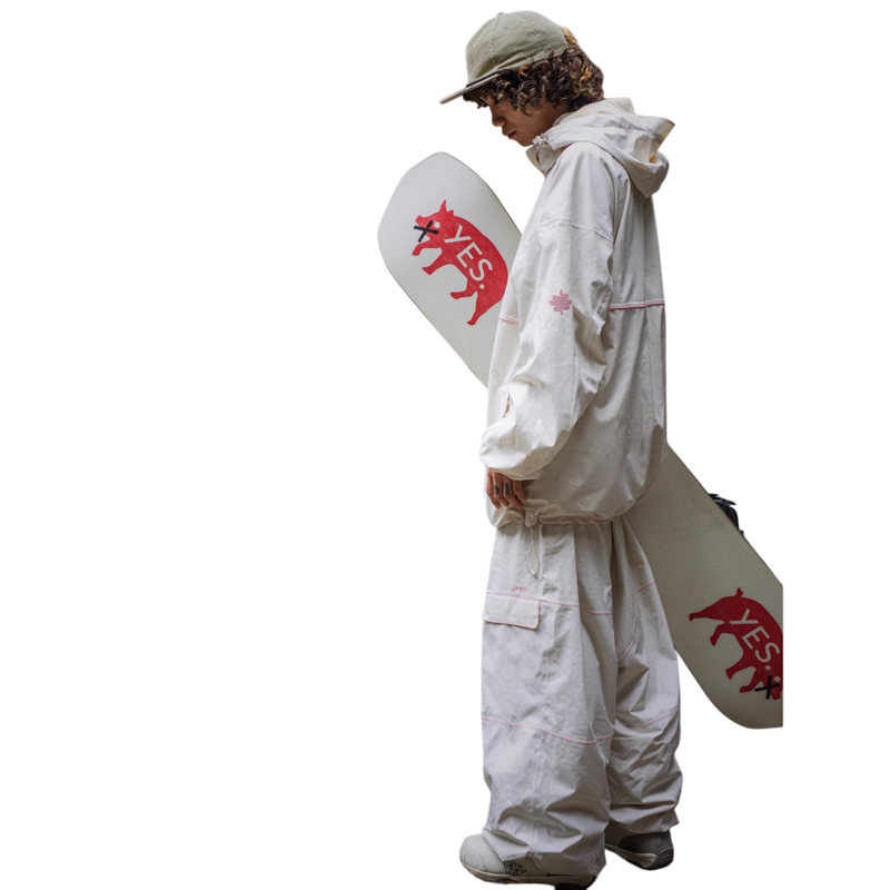 LITAN X FOX - collaboration  Baggy Snow Pants --Men's
