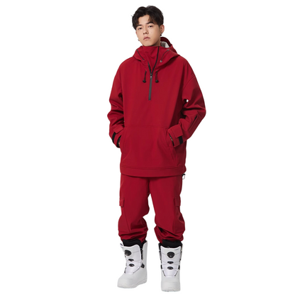 Searipe -Classic solid color Snow Suit --Men's