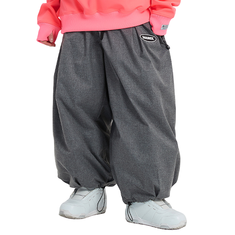 Doorek - Macaron Colors Super Baggy Snow Pants - Women's