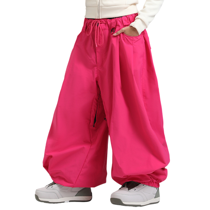 Gsou Snow- Drawstring Baggy Snow Pants --Men's