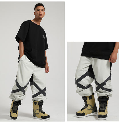 Gsou Snow - Snow  Reflective Unisex snow Pants - Men's