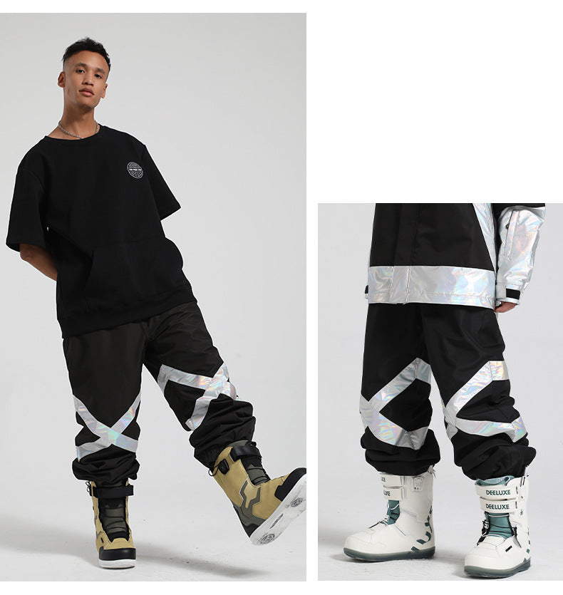 Gsou Snow - Snow  Reflective Unisex snow Pants - Women's