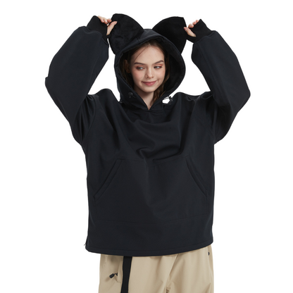 Doorek - Women's Cat Ears Fleece Hoodie