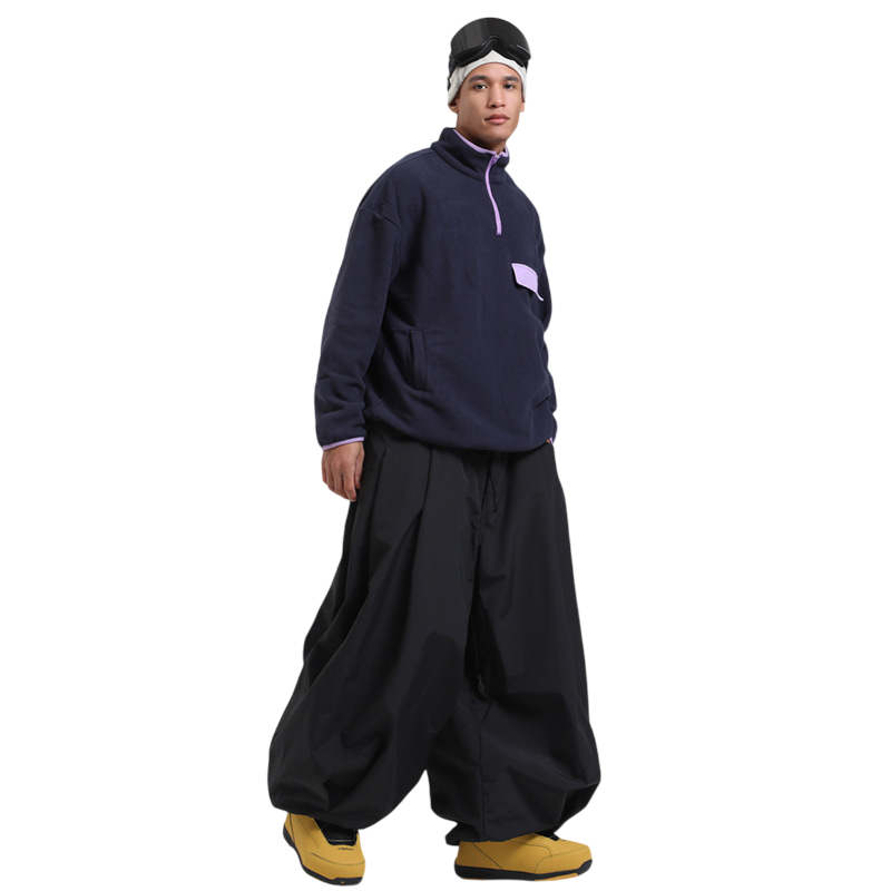 Gsou Snow- Drawstring Baggy Snow Pants --Women's