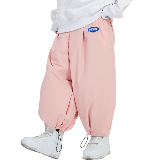 Doorek - Macaron Colors Super Baggy Snow Pants - Women's