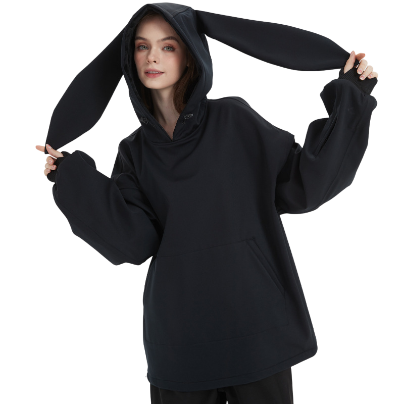 Doorek - Colorful Women's  Cute Bunny Hoodie-Women's