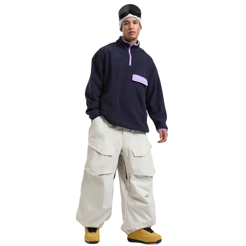 Gsou Snow-  Baggy Utility Wear-resistant Snow Pants --Men's