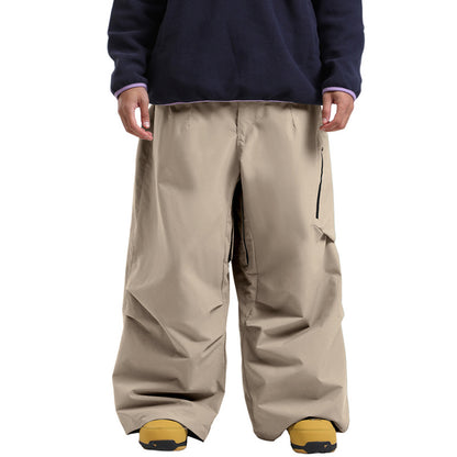 Gsou Snow- Lightweight Breathable Baggy Snow Pants --Men's