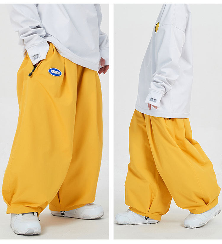 Doorek - Macaron Colors Super Baggy Snow Pants - Women's