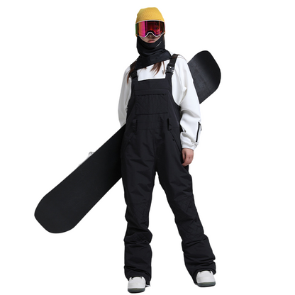 Gsou Snow - Snow Colorblock Snowboard Bibs - Women's