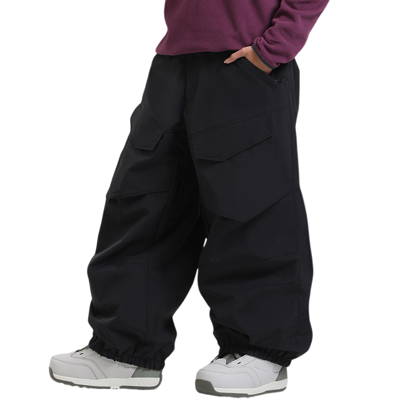 Gsou Snow-  Baggy Utility Wear-resistant Snow Pants --Women's