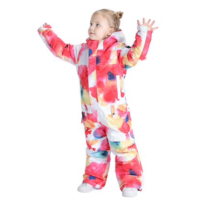 Gsou Snow - Non-Regulation Splicing Snow Cloud Kids One Piece