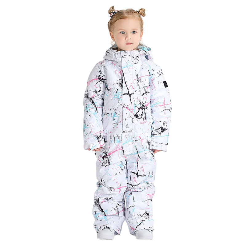 Gsou Snow- White Snow Freedom Shred Kids One Piece