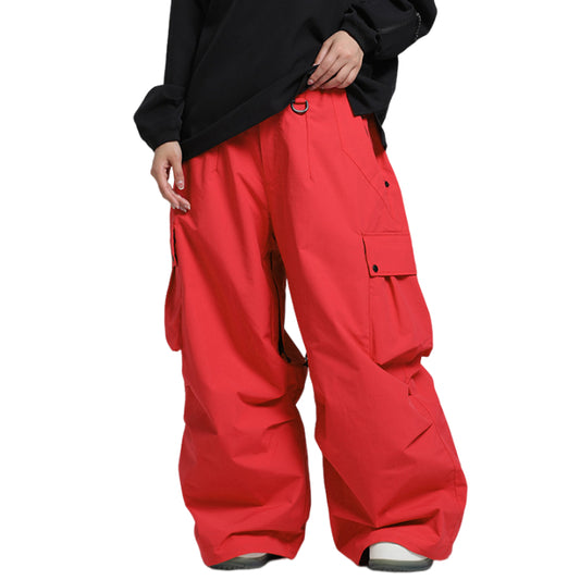 Gsou Snow - Relaxed Snow Baggy Cargo Snowboard Pants  - Women's