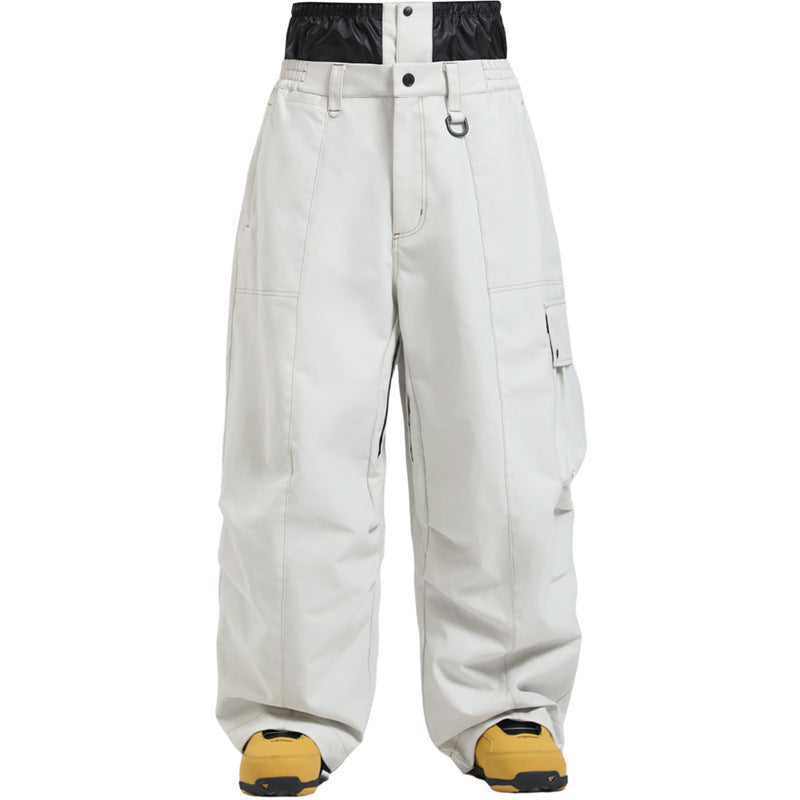 Gsou Snow- Oxford Wear-resistant Baggy Snow Pants--Women's