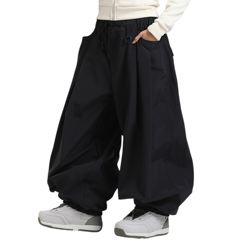 Gsou Snow- Drawstring Baggy Snow Pants --Women's